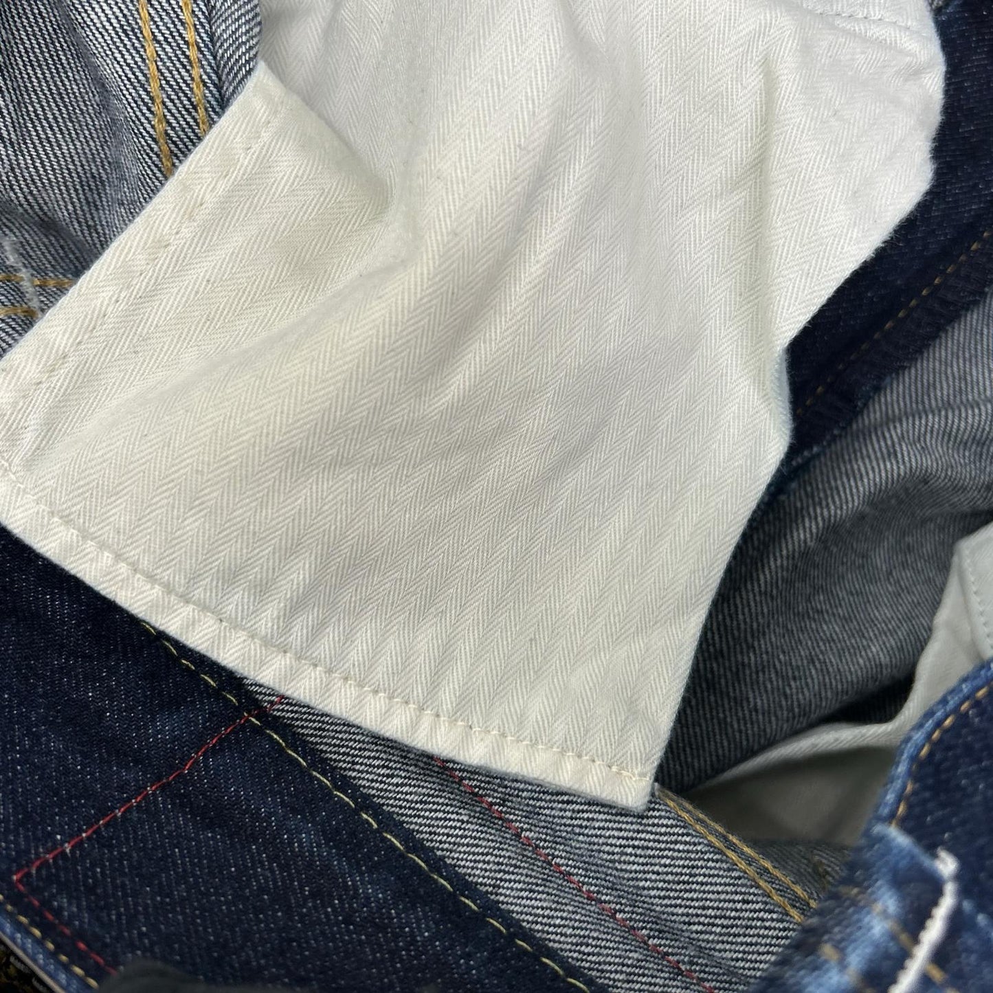 JUNYA WATANABE MAN ジュンヤワタナベマン 【×Levi's】WJ-P221 22AW インディゴ 綿デニム Wネームパンツ ボトムス