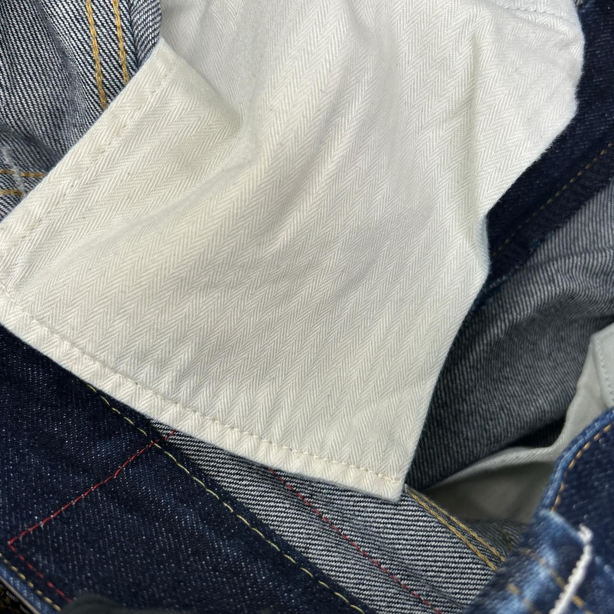 JUNYA WATANABE MAN ジュンヤワタナベマン 【×Levi's】WJ-P221 22AW インディゴ 綿デニム Wネームパンツ ボトムス