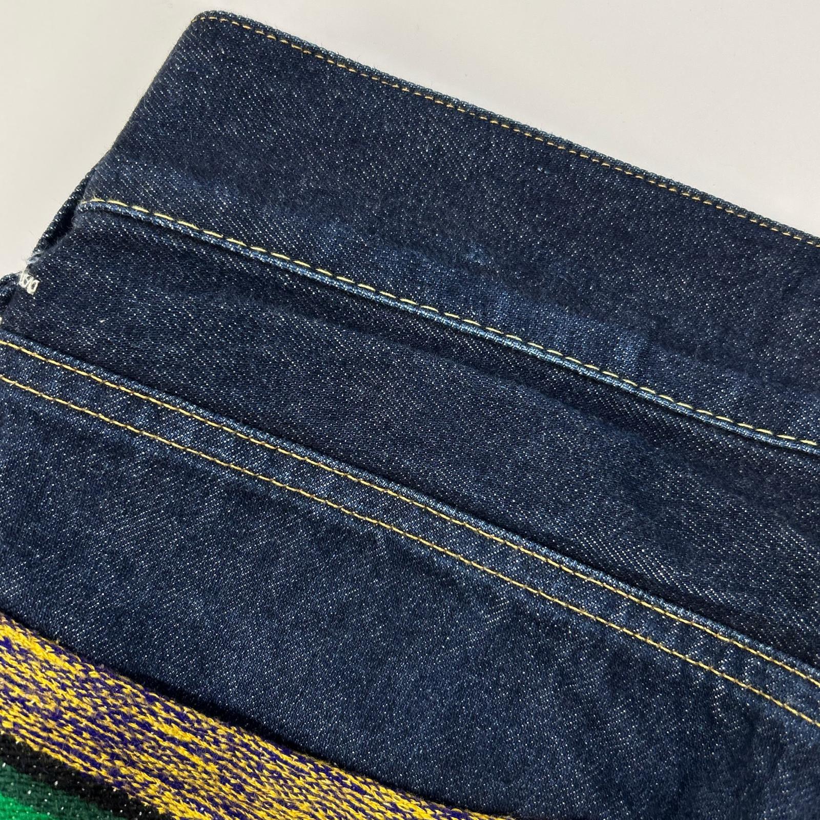 JUNYA WATANABE MAN ジュンヤワタナベマン 【×Levi's】WJ-P221 22AW インディゴ 綿デニム Wネームパンツ ボトムス