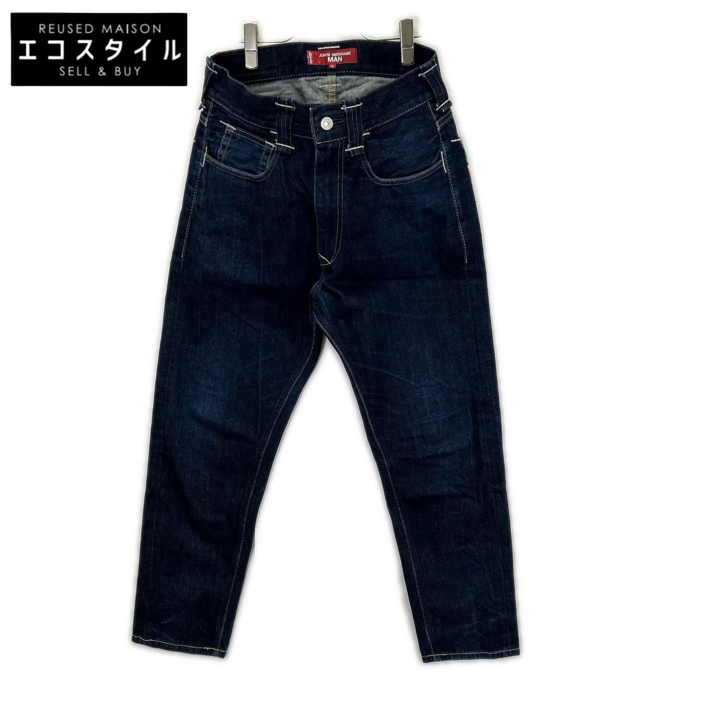 JUNYA WATANABE MAN ジュンヤワタナベマン 【×Levi's】WJ-P221 22AW インディゴ 綿デニム Wネームパンツ ボトムス