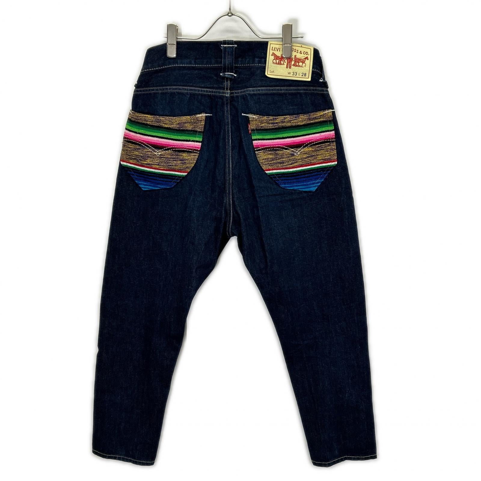 JUNYA WATANABE MAN ジュンヤワタナベマン 【×Levi's】WJ-P221 22AW インディゴ 綿デニム Wネームパンツ ボトムス