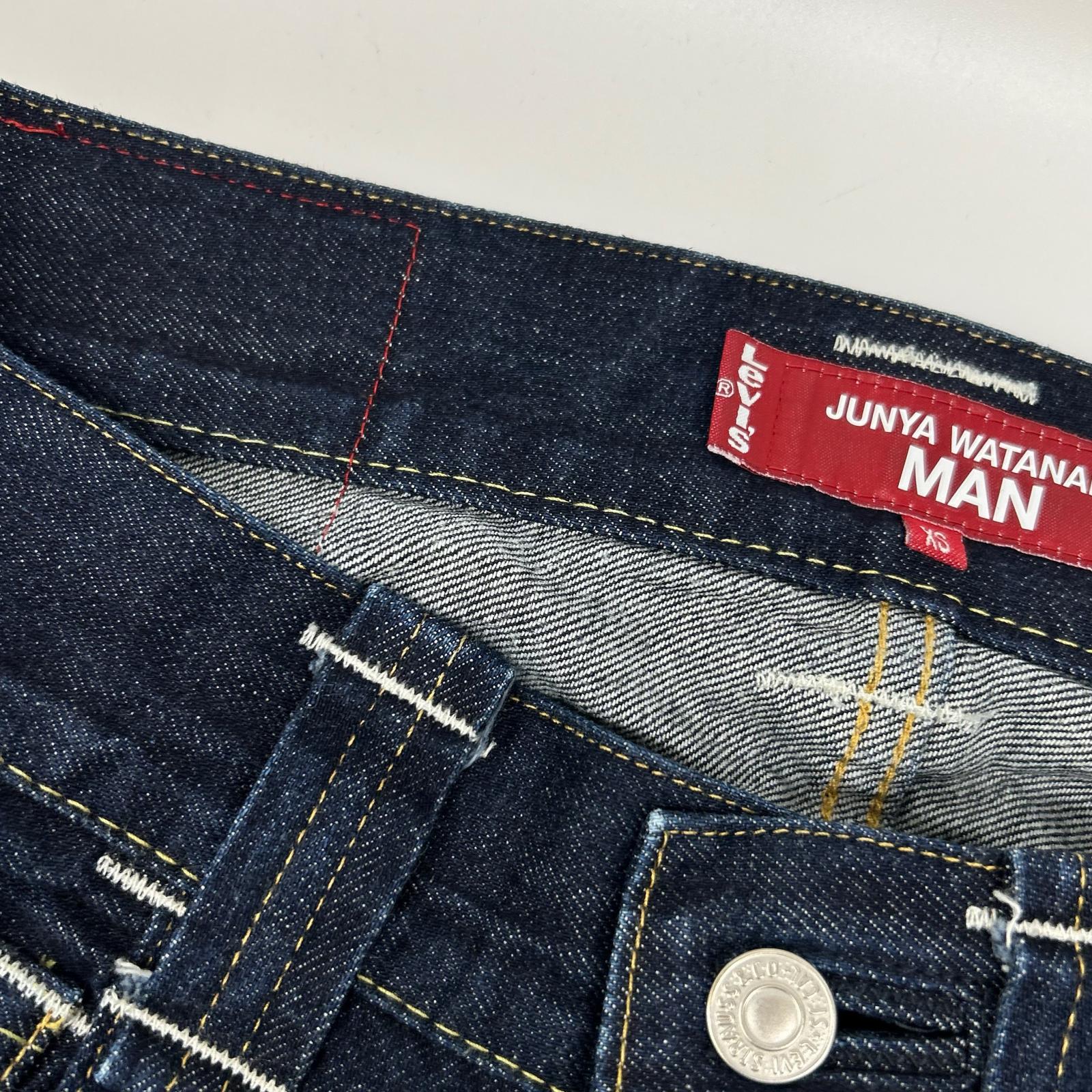 JUNYA WATANABE MAN ジュンヤワタナベマン 【×Levi's】WJ-P221 22AW インディゴ 綿デニム Wネームパンツ ボトムス