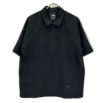 THE NORTH FACE ノースフェイス NT22660 ブラック BREEZERANGE トランクルショートスリーブジップポロシャツ トップス