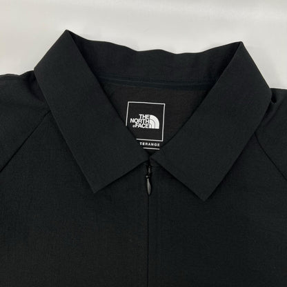 THE NORTH FACE ノースフェイス NT22660 ブラック BREEZERANGE トランクルショートスリーブジップポロシャツ トップス