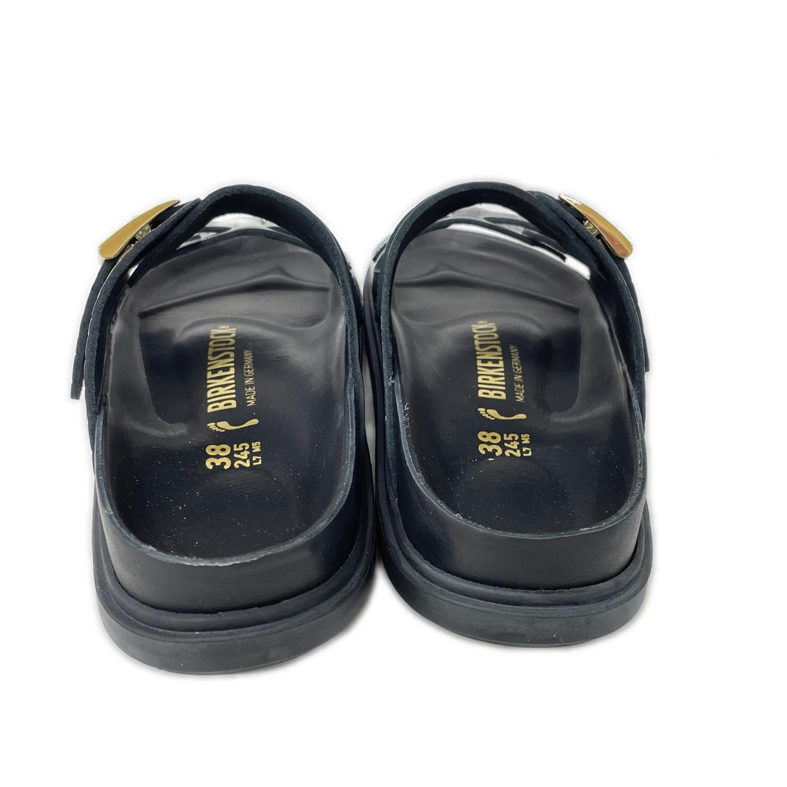 BIRKEN STOCK ビルケンシュトック 【美品】UNITEDARROWS別注 1028831 ST BARTHS クロコ型押しレザー サンダル シューズ