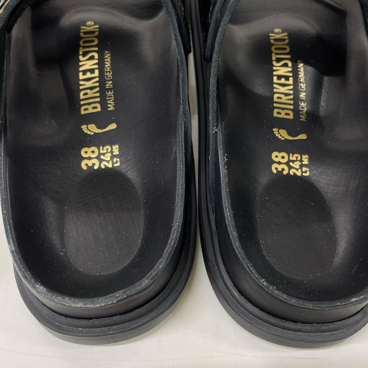 BIRKEN STOCK ビルケンシュトック 【美品】UNITEDARROWS別注 1028831 ST BARTHS クロコ型押しレザー サンダル シューズ