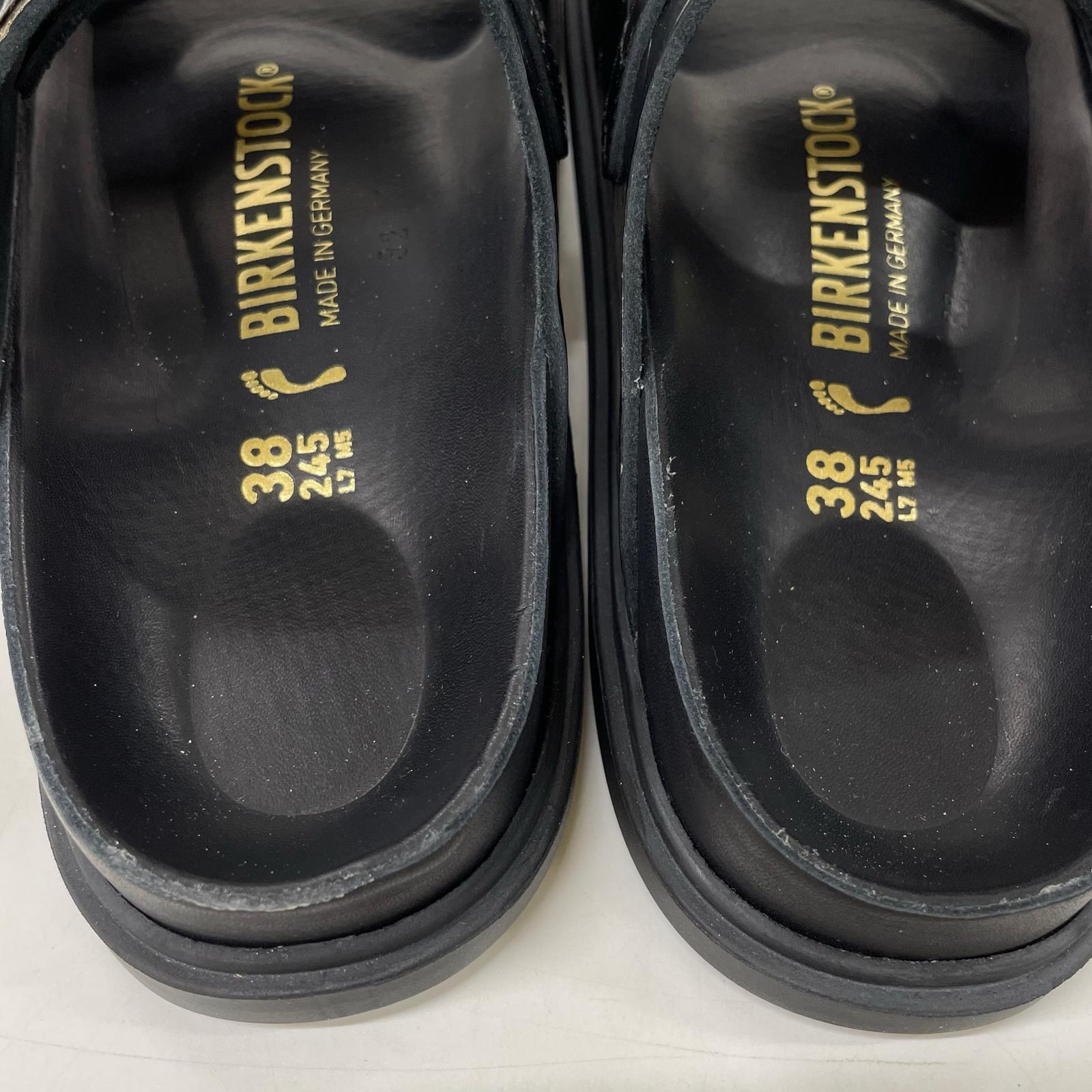 BIRKEN STOCK ビルケンシュトック 【美品】UNITEDARROWS別注 1028831 ST BARTHS クロコ型押しレザー サンダル シューズ