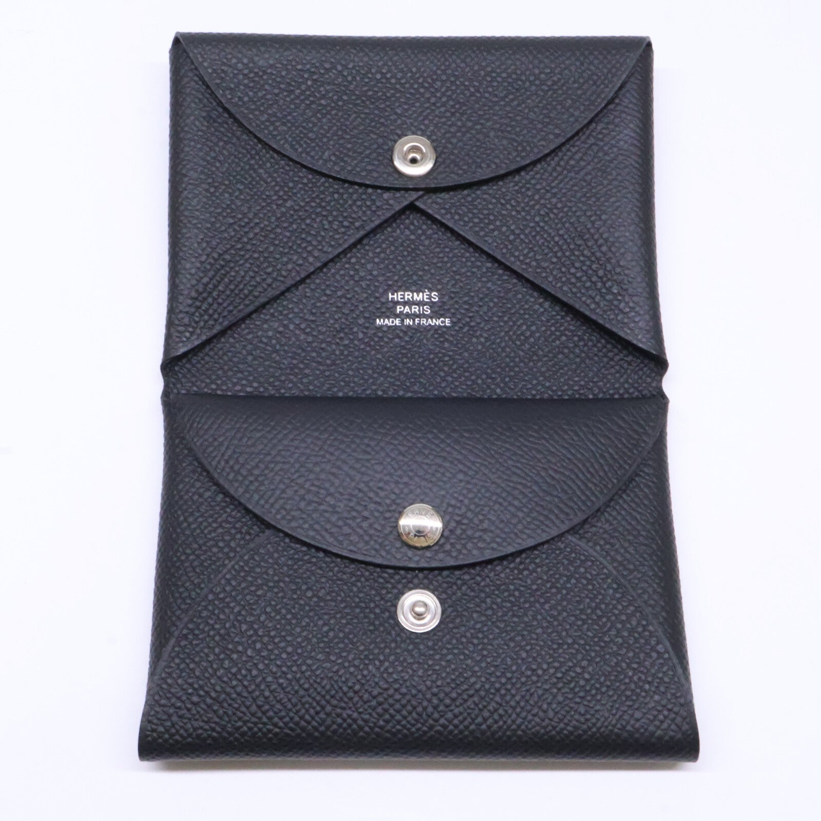 HERMES エルメス 【美品】W刻印 カルヴィ デュオ ヴォーエプソン カードケース
