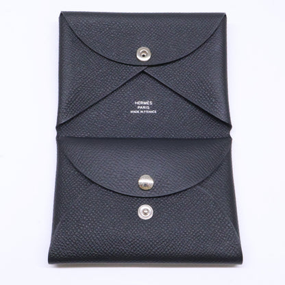 HERMES エルメス 【美品】W刻印 カルヴィ デュオ ヴォーエプソン カードケース