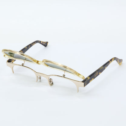 ayame アヤメ 【美品】TANK PRO CGYT タンクプロ 跳ね上げ式 ウェリントンシェイプ サングラス