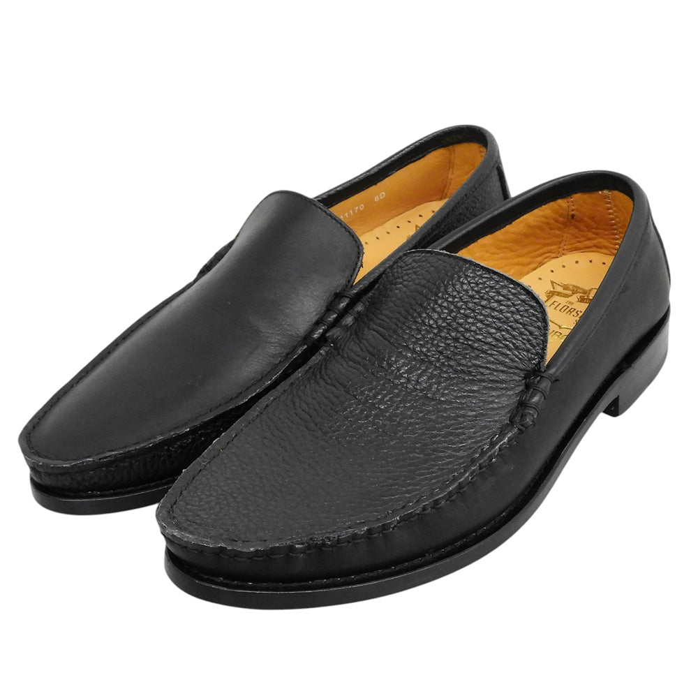 FLORSHEIM フローシャイム 新品同様 コンビレザー 別注コブラヴァンプ シューズ メンズ ブラック 6 D 11170 シューズ