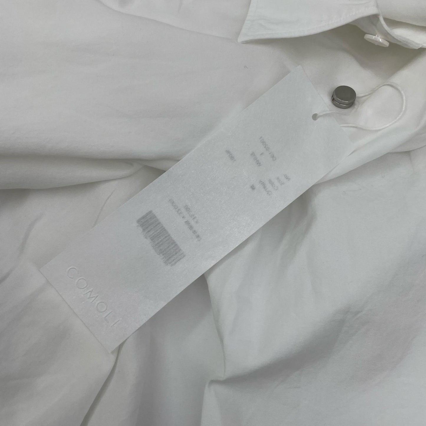 COMOLI コモリ 26SS D01-02001 ホワイト COMOLI SHIRTS/コモリシャツ トップス