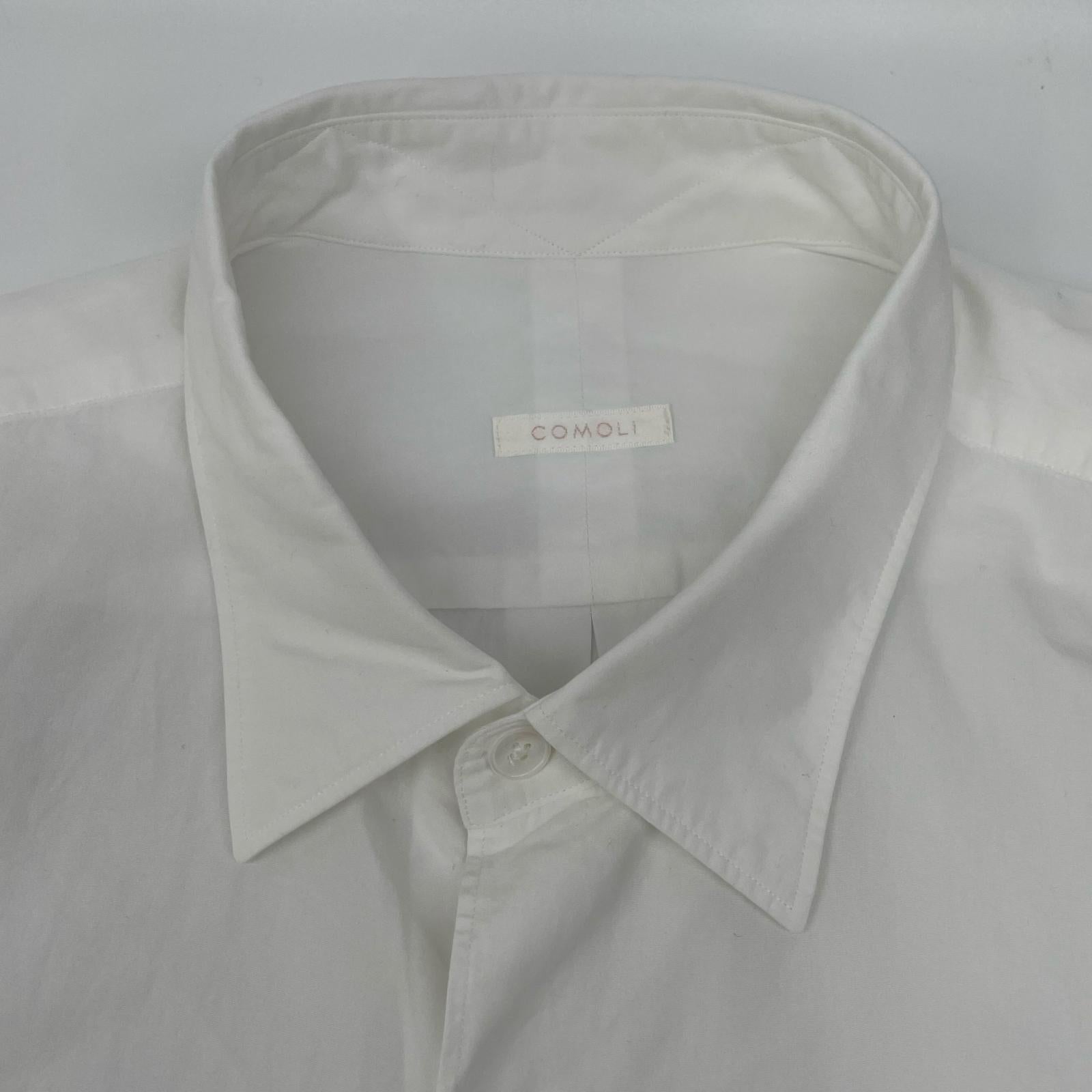 COMOLI コモリ 26SS D01-02001 ホワイト COMOLI SHIRTS/コモリシャツ トップス