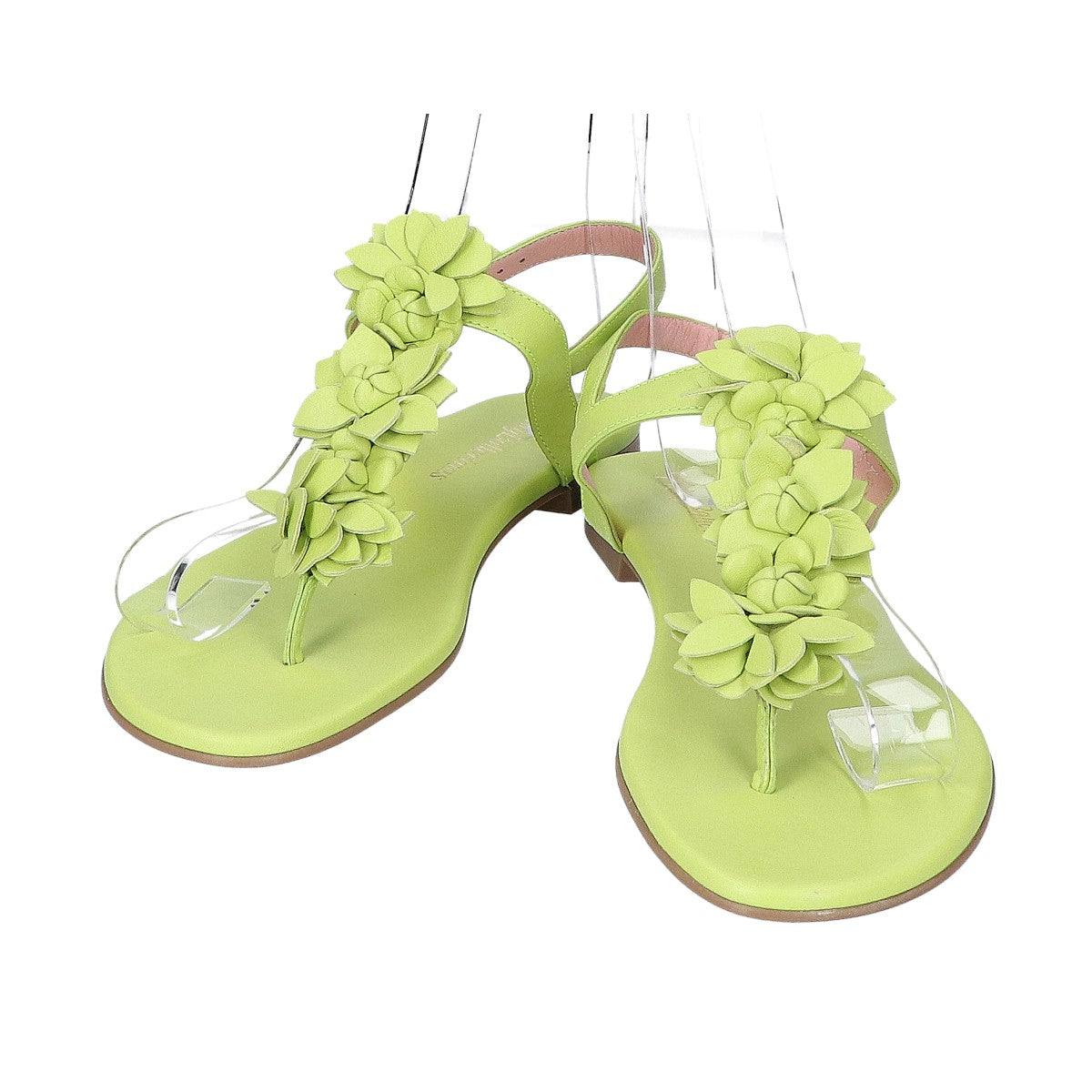 Pretty Ballerinas プリティ バレリーナ フラワーモチーフ レザー トングサンダル シューズ