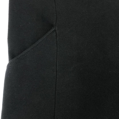 theory luxe セオリーリュクス 24SS ブラック コットン ベルト付き ノーカラー ニット ベスト トップス