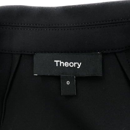 Theory セオリー ブラック ナイロン シングルボタン テーラードジャケット トップス