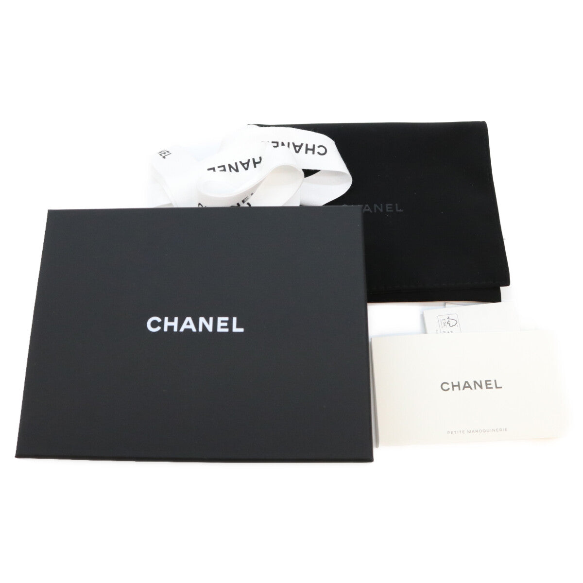 CHANEL シャネル AP3179 ランダムシリアル ブラック キャビアスキン シャンパンゴールド金具 クラシックジップカードケース/フラグメントケース カードケース