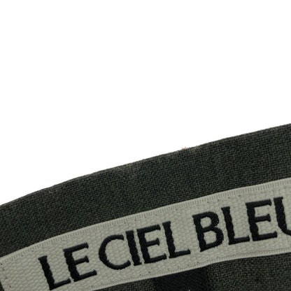 LE CIEL BLEU ルシェルブルー 25SS カーキ スリットシアーデザイン スリムフレアパンツ ボトムス