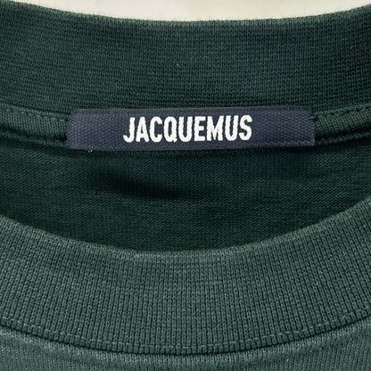 JACQUEMEUS ジャックムス 24E 245JS208 グリーン グログラン ロゴ クルーネックS/Sカットソー トップス