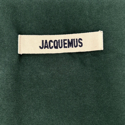 JACQUEMEUS ジャックムス 24E 245JS208 グリーン グログラン ロゴ クルーネックS/Sカットソー トップス