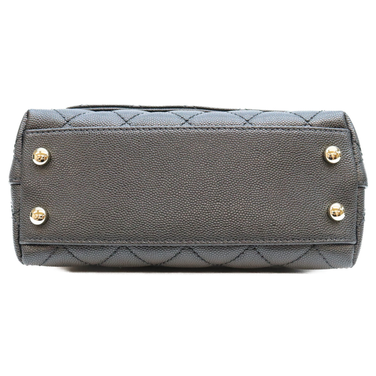 CHANEL シャネル AS2215 ブラック キャビアスキン シャンパンゴールド金具 ココハンドル19XXS チェーンショルダーバッグ ハンドバッグ