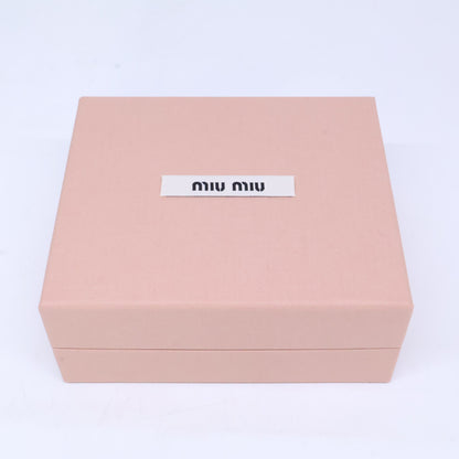 MIUMIU ミュウミュウ 【美品】5MH034 DAINO / SOFT CALF 三つ折り財布 三つ折り財布（小銭入れあり）
