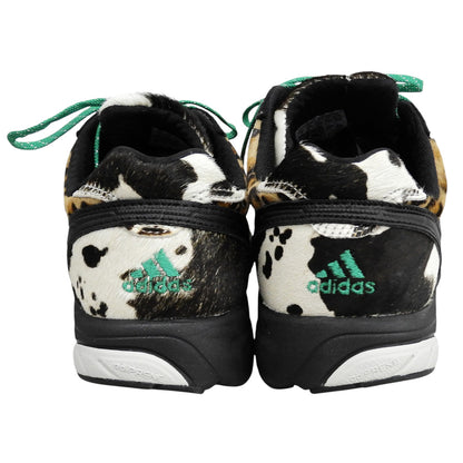 adidas アディダス 新品同様 レオパード柄 Adizero Japan OG ローカットスニーカー シューズ レディース ブラウン系 24cm JR6023 シューズ