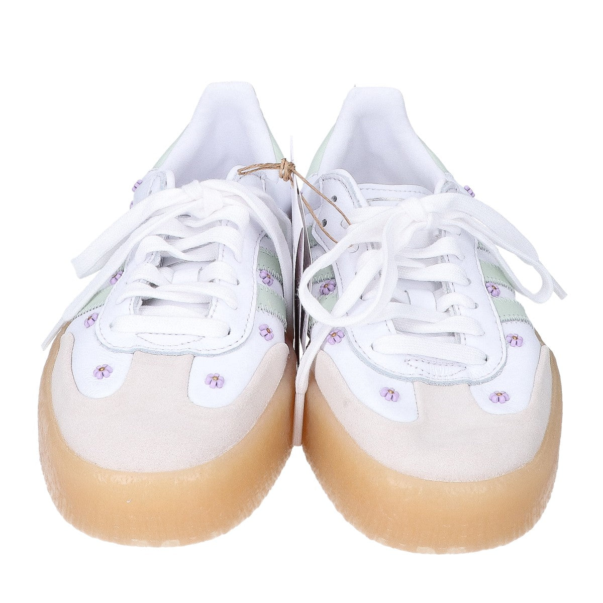 adidas アディダス 【新品同様】JS3954 Sambae フラワースタッズ ローカットスニーカー シューズ