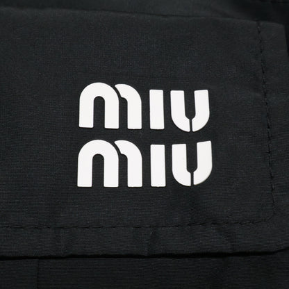 MIUMIU ミュウミュウ 【新品同様/国内正規/23年製】MF5279 Technical Fabric Mini Dress フロントジップ ミニドレス ワンピース