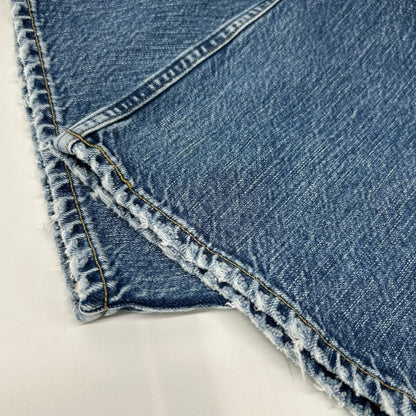 upper hights アッパーハイツ 【×CONTE】インディゴ STRAIGHT PT ダメージ加工デニムパンツ ボトムス