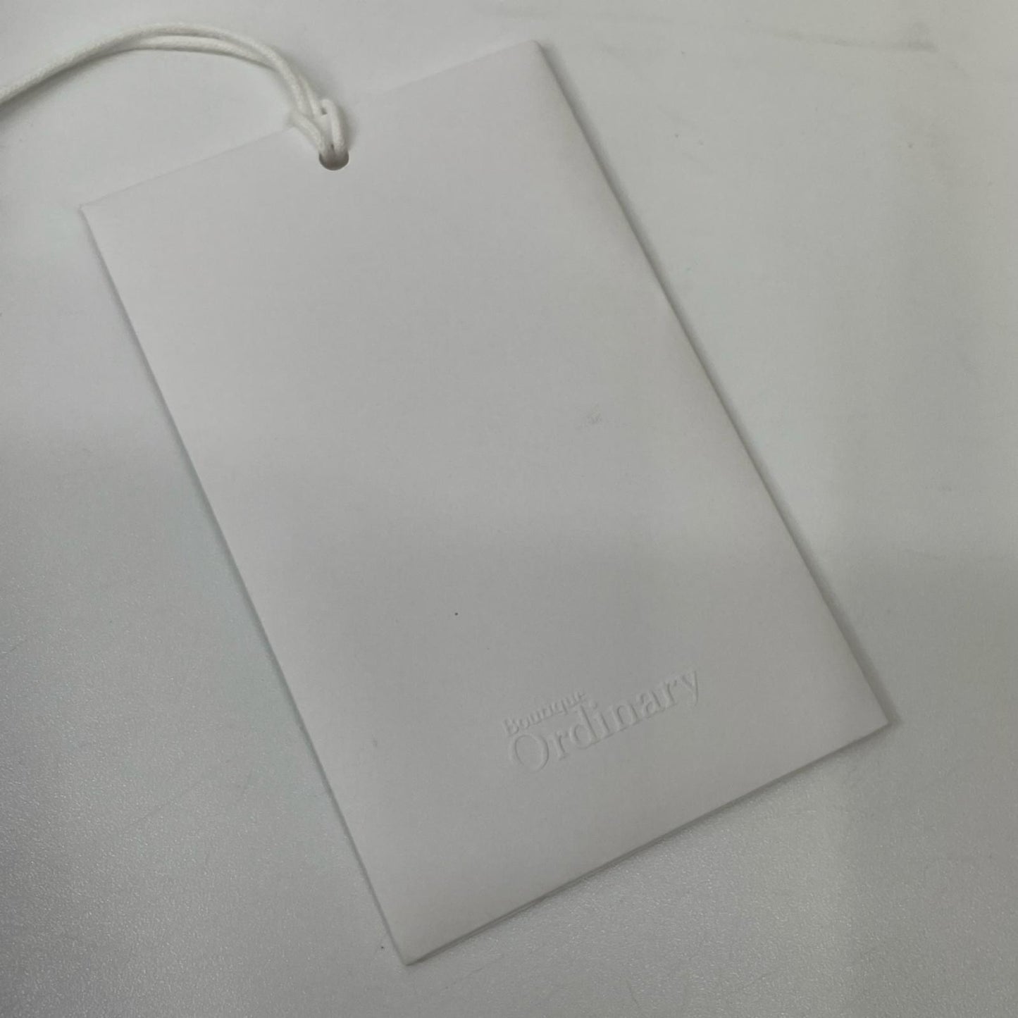 Boutique Ordinary ブティックオーディナリー サックスブルー ドロップシルエット ロゴプリント シアーコットンシャツ トップス