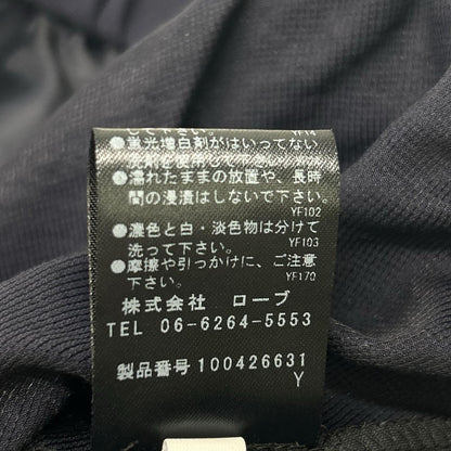 PASSIONE パシオーネ ネイビー サイドライン ドローストリングス 1タックワイドスラックス ボトムス