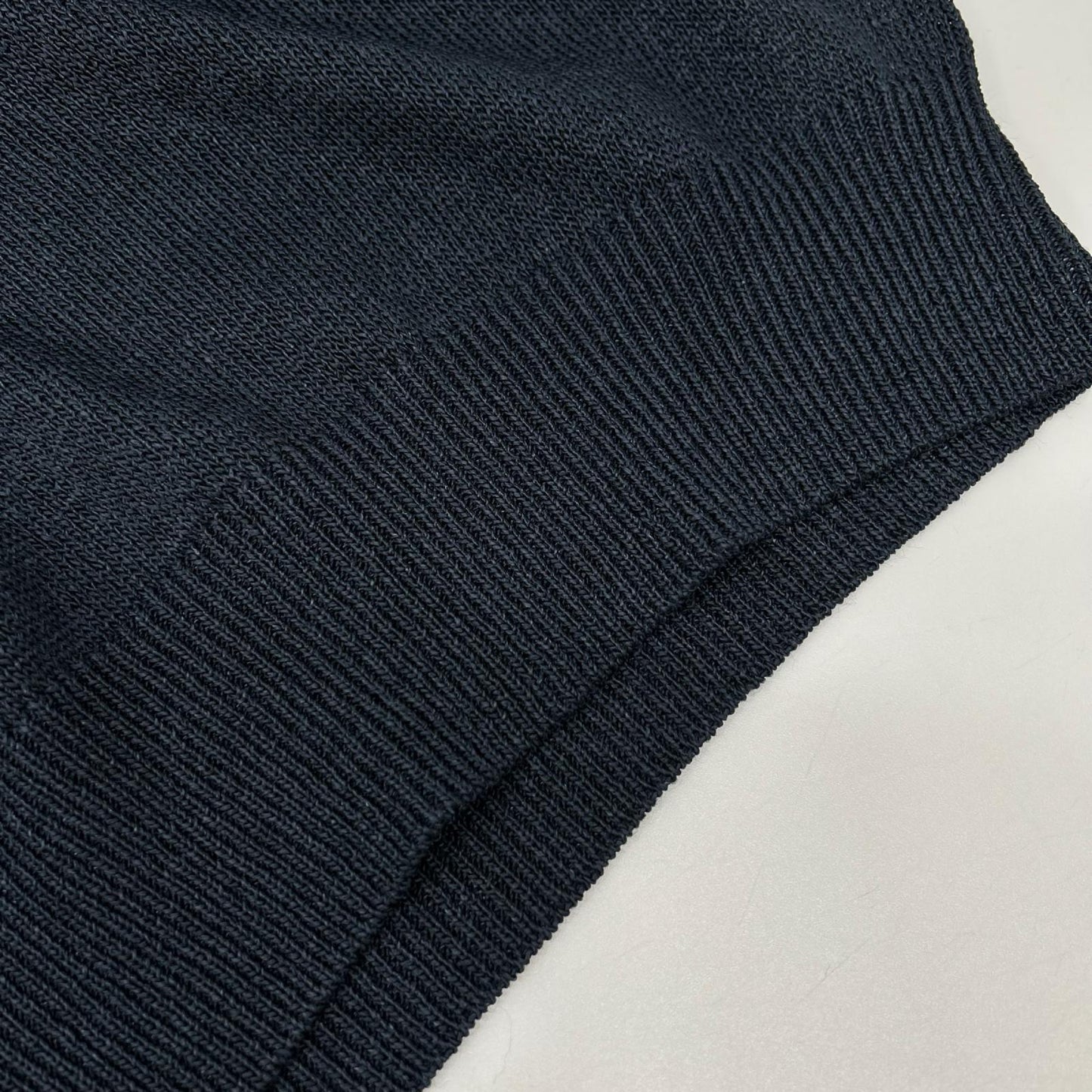 allureville アルアバイル 26年製 ネイビー ケープカラー ノースリーブニットプルオーバー トップス