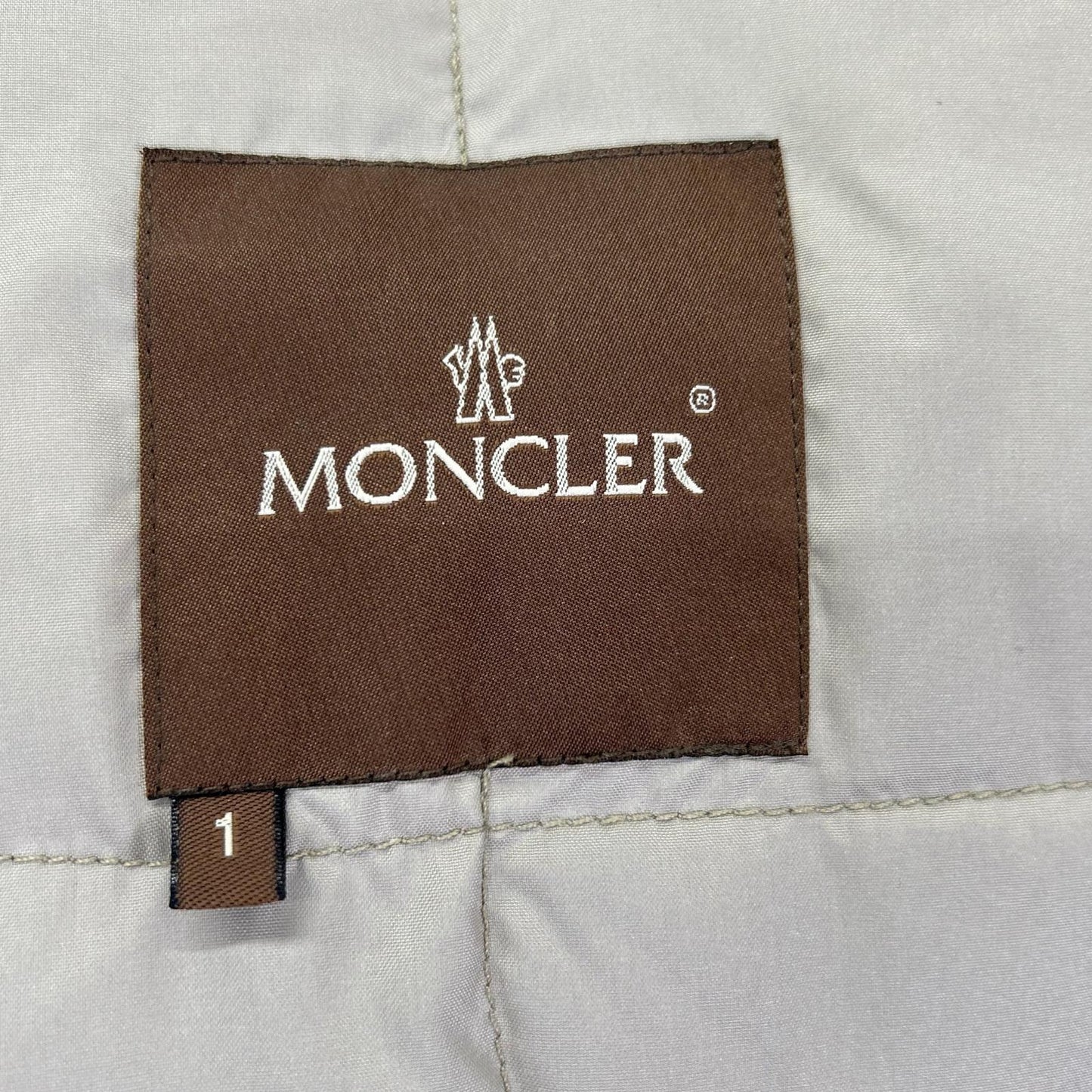 MONCLER モンクレール 44350 ベージュ CEZANNE/セザンヌ ファー付 ダウン コート コート
