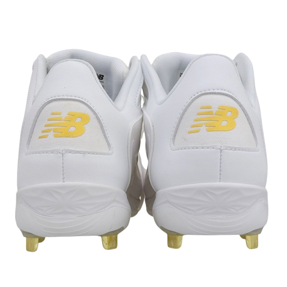 NEW BALANCE ニューバランス 新品同様 大谷翔平モデル FuelCell Ohtani 1 スパイク シューズ メンズ ホワイト×ゴールド 26cm MSHOWT1 シューズ