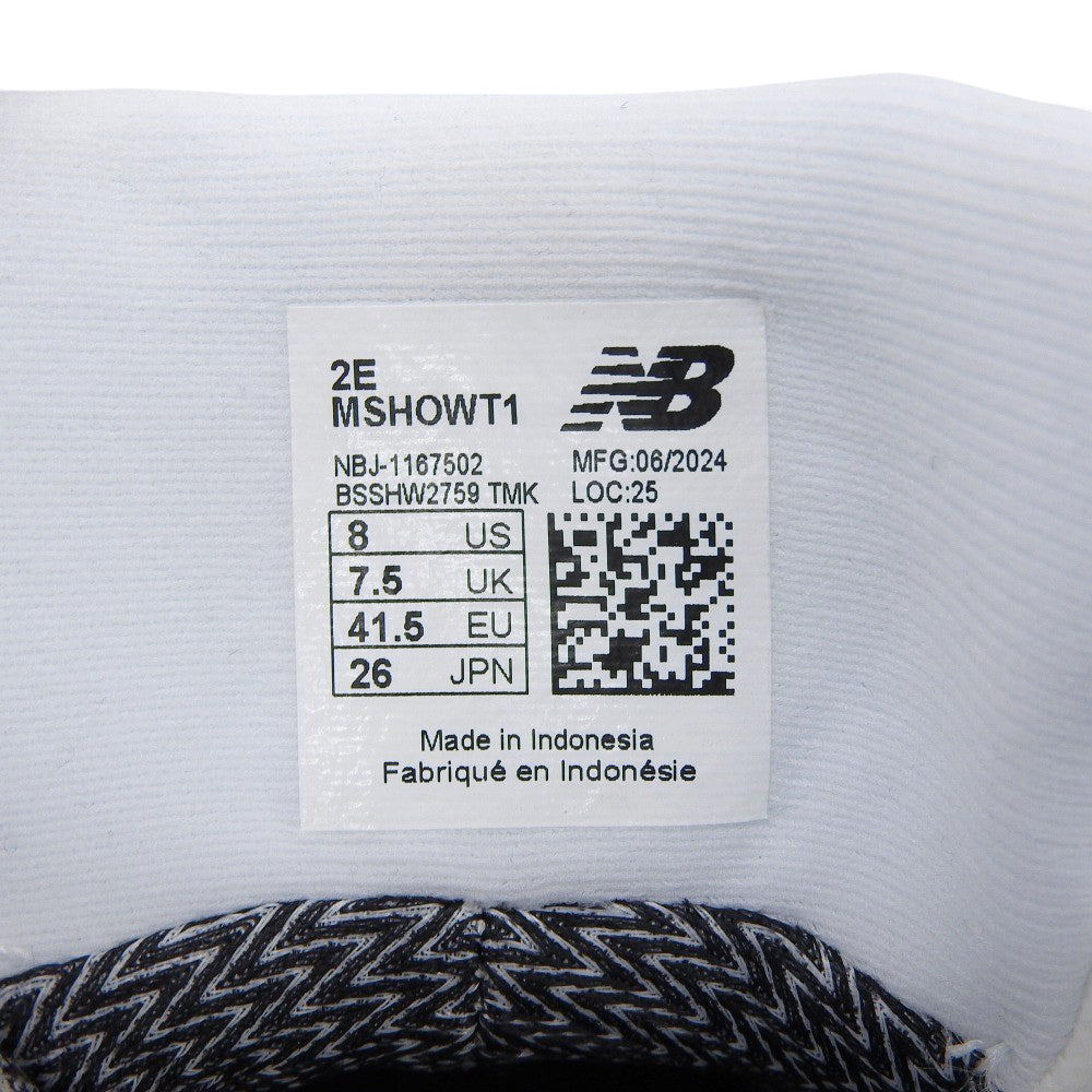 NEW BALANCE ニューバランス 新品同様 大谷翔平モデル FuelCell Ohtani 1 スパイク シューズ メンズ ホワイト×ゴールド 26cm MSHOWT1 シューズ