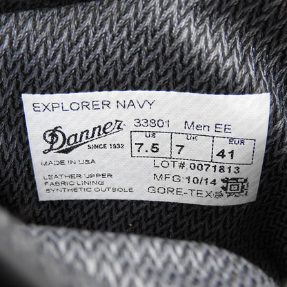 Danner ダナー 新品同様 EXPLORER エクスプローラー レースアップブーツ シューズ メンズ ネイビー US7.5 33801 シューズ