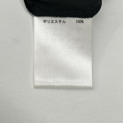 Diagram ダイアグラム 0323331109 ブラック ポリエステル ウエストベルト パールボタン レースパッチワークプリーツワンピース ワンピース