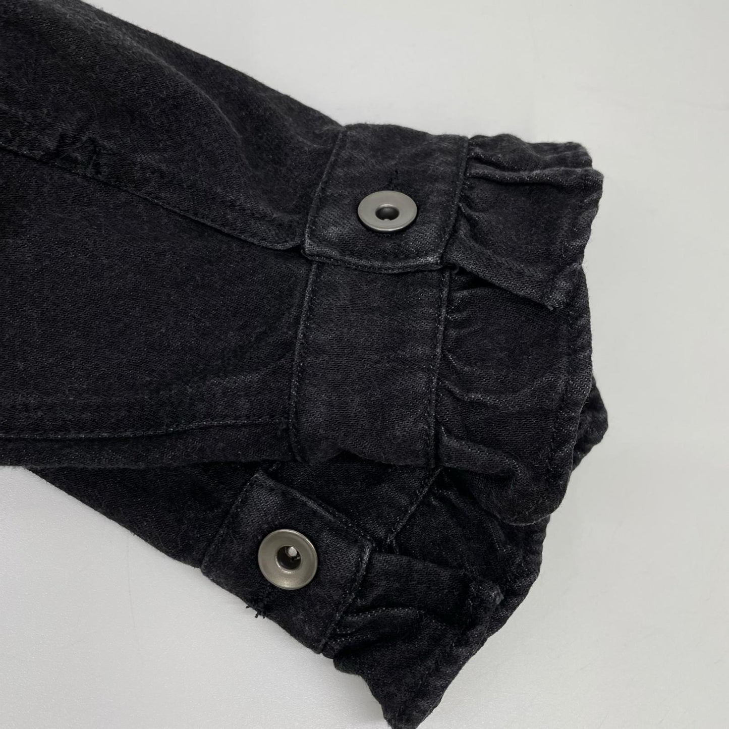 GRACE CONTINENTAL グレースコンチネンタル 0120401011 ブラック コットン ギャザーネック デニムジャケット ジャケット