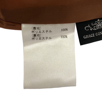 GRACE CONTINENTAL グレースコンチネンタル 18311006 ブラウン ポリエステル エスニックパターンプリント トワイドパンツ ボトムス