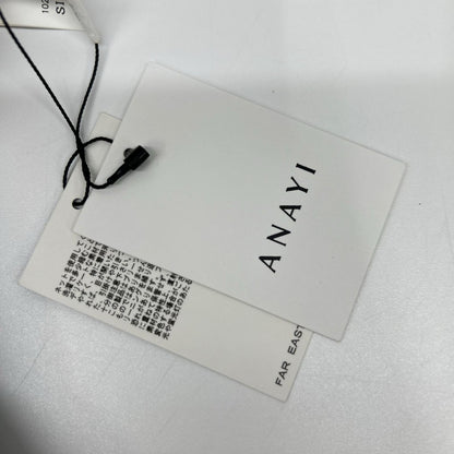 ANAYI アナイ 10231711010 ブラック ポリエステル スパンオーガンジープリーツスカート スカート