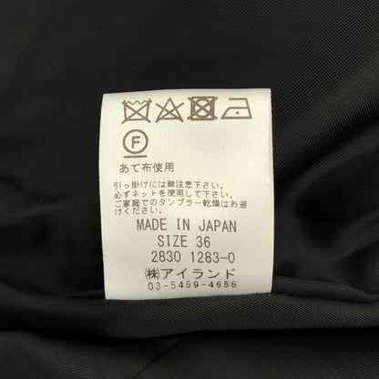 Grace Class グレースクラス 28301283 ブラック トリアセテート フェイクパール ダブルブレストジャケット トップス