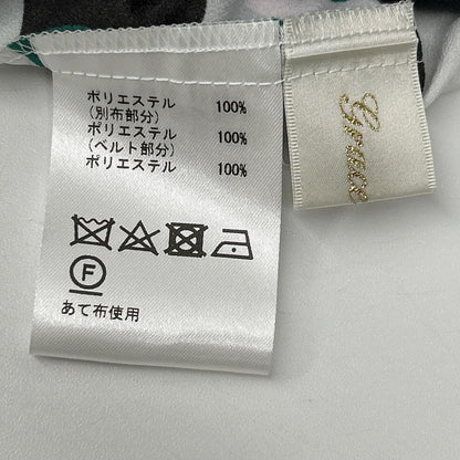 Grace Class グレースクラス 0223131145 ホワイト×マルチカラー ポリエステル キカハートドレープワンピース ワンピース
