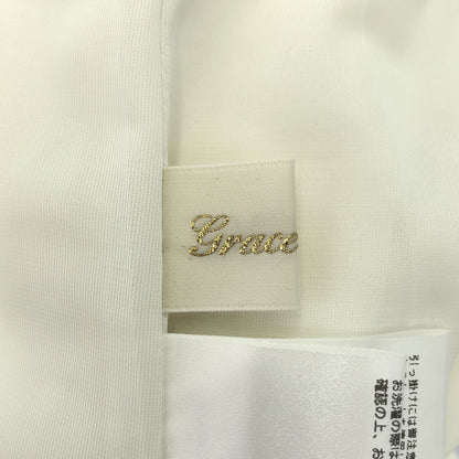 Grace Class グレースクラス 0223123102 ホワイト レーヨン×ナイロン メタルボタン ミラノリブプリーツスカート ボトムス