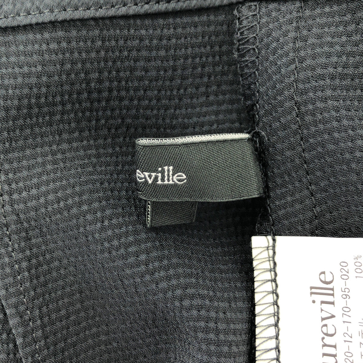 allureville アルアバイル 20202012170 ブラック ポリエステル サスペンダーワイドパンツ ボトムス