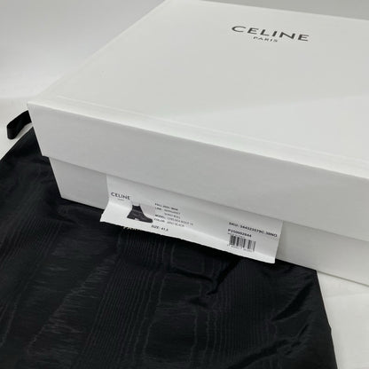 CELINE セリーヌ 【美品】25AW 344323579C.38NO CELINE マーガレット チェルシーブーツ / シャイニーブル シューズ