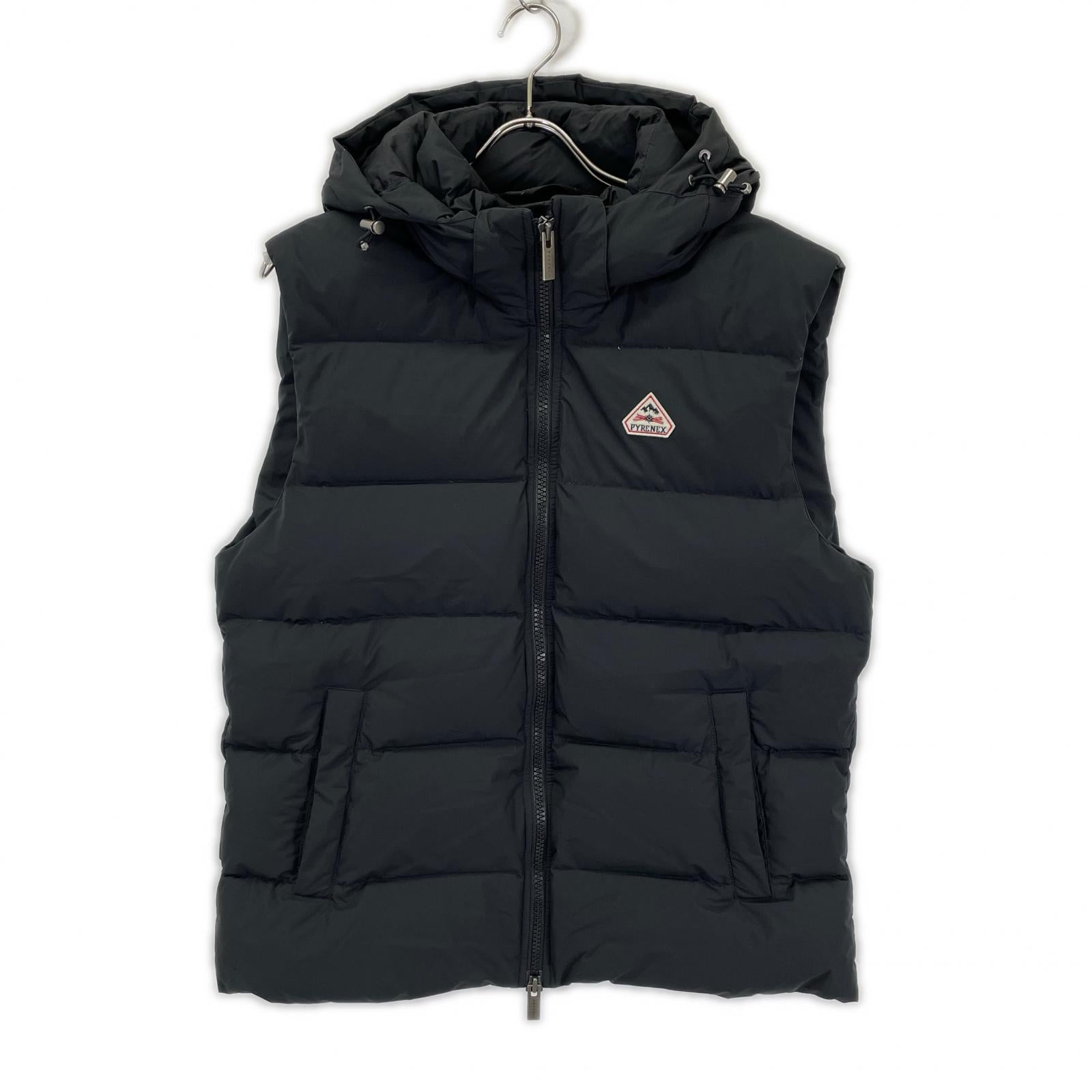 PYRENEX ピレネックス HMY021 ブラック ナイロン SPOUTNIC MINI RIPSTOP VEST/スプートニックミニ リップストップベスト ベスト