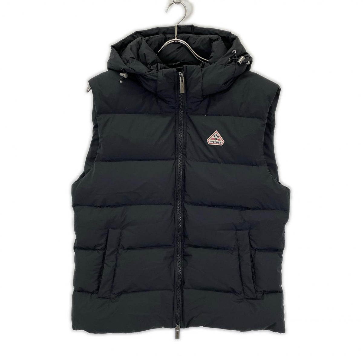 PYRENEX ピレネックス HMY021 ブラック ナイロン SPOUTNIC MINI RIPSTOP VEST/スプートニックミニ リップストップベスト ベスト