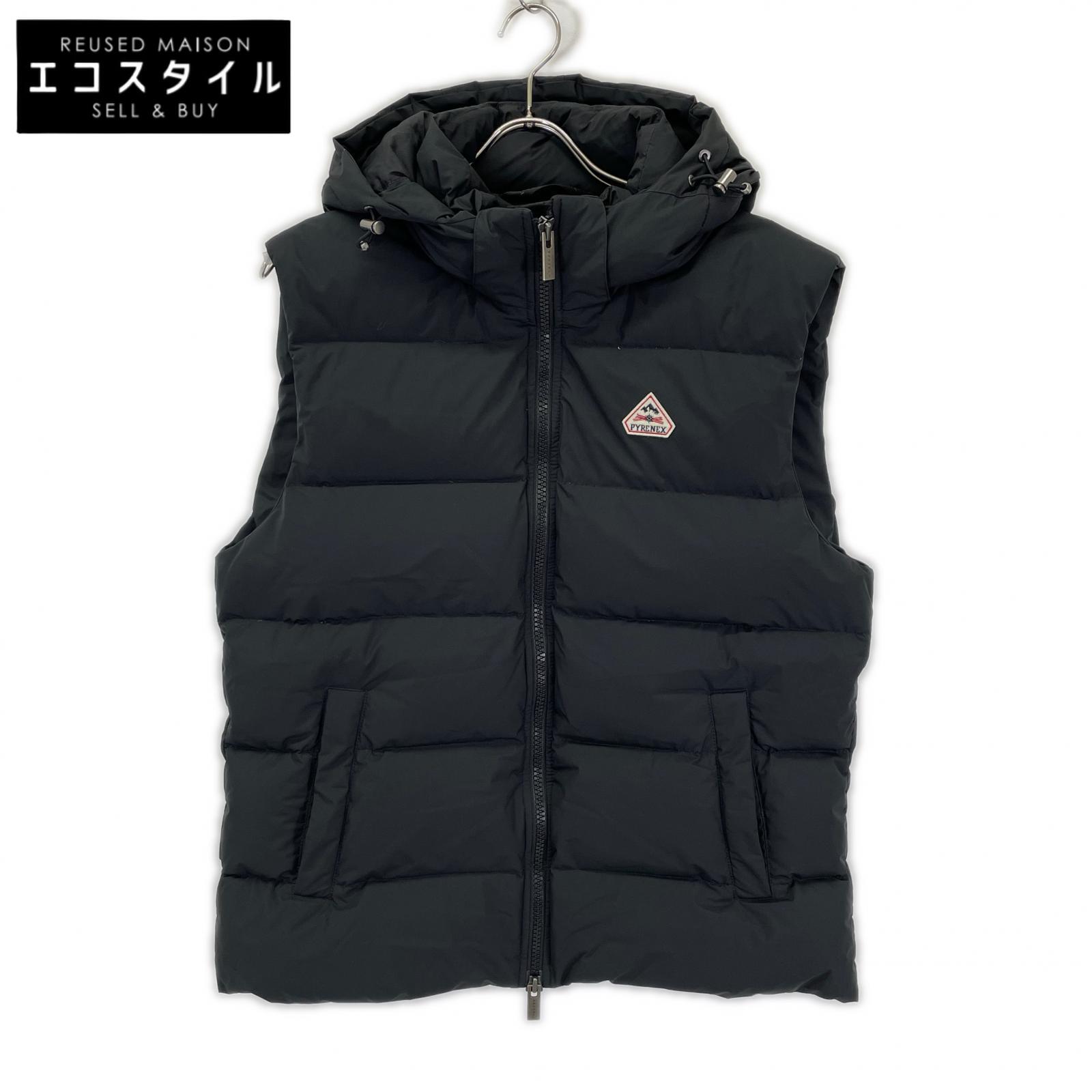 PYRENEX ピレネックス HMY021 ブラック ナイロン SPOUTNIC MINI RIPSTOP VEST/スプートニックミニ リップストップベスト ベスト