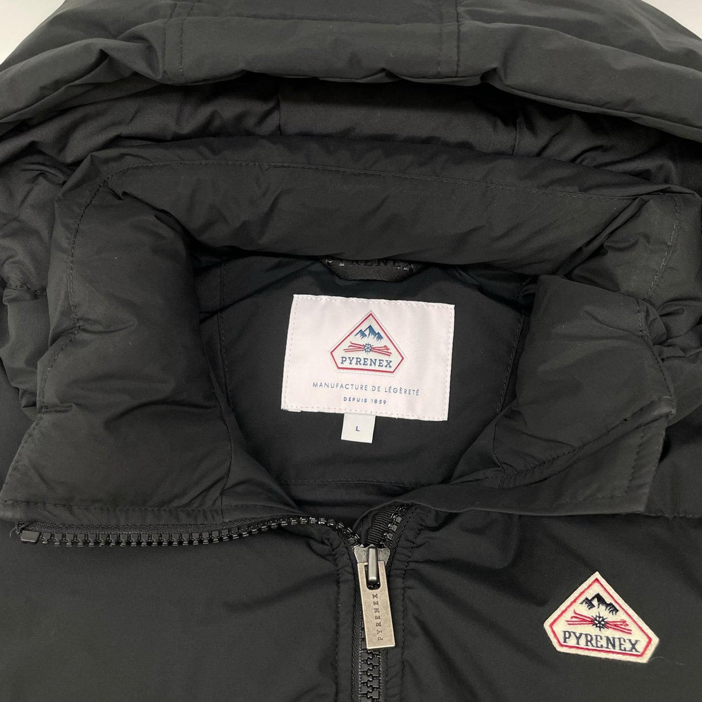PYRENEX ピレネックス HMY021 ブラック ナイロン SPOUTNIC MINI RIPSTOP VEST/スプートニックミニ リップストップベスト ベスト